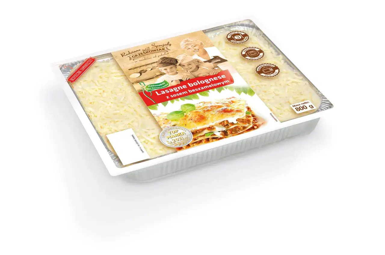 Gotowa lasagne bolognese z beszamelem, idealna na szybki obiad. Co zamiast wina do lasagne? Ta pyszna propozycja z pewnością zadowoli każdego!