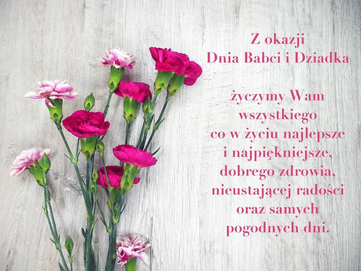 życzenia dla babci i dziadka razem