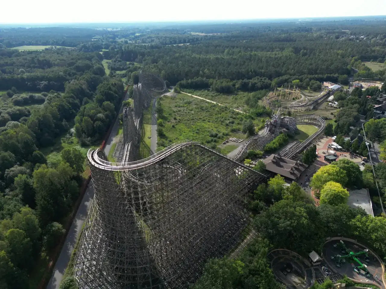 Heide Park Colossos Holzachterbahn
