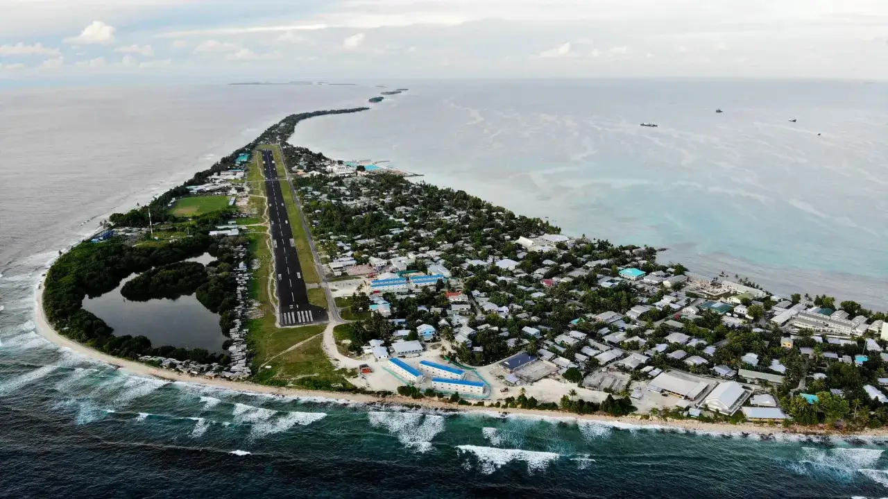 Wyspy Tuvalu zagrożone podnoszeniem się poziomu morza