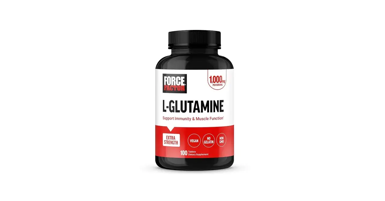 L-glutamina na co? Suplement diety Force Factor L-Glutamine wspiera odporność i funkcje mięśni. 100 tabletek.