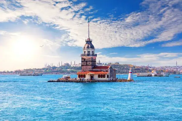 Panorama Stambułu z widokiem na Morze Marmara i Bosfor