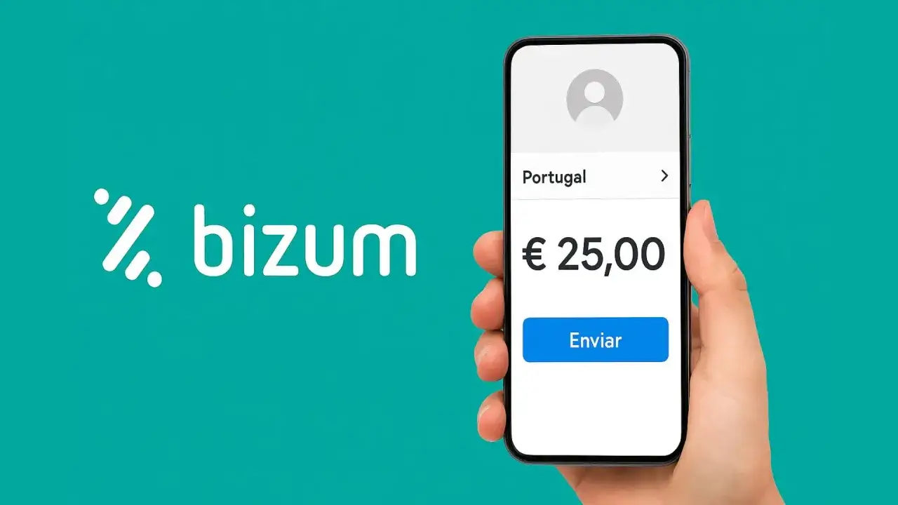 Muestra cómo funciona Bizum: envía 25€ a Portugal con un toque.