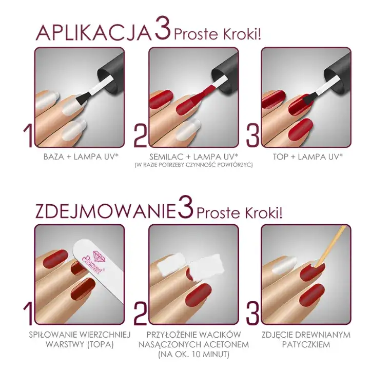 przygotowanie paznokci pod hybrydę krok po kroku