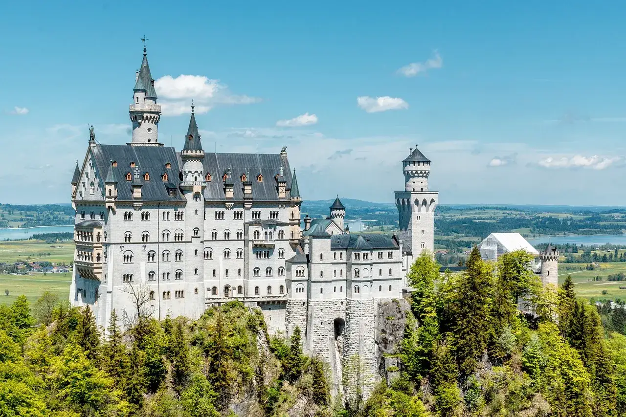Zamek Neuschwanstein Brama Brandenburska
