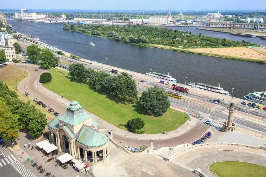 Port w Szczecinie widok z g&oacute;ry