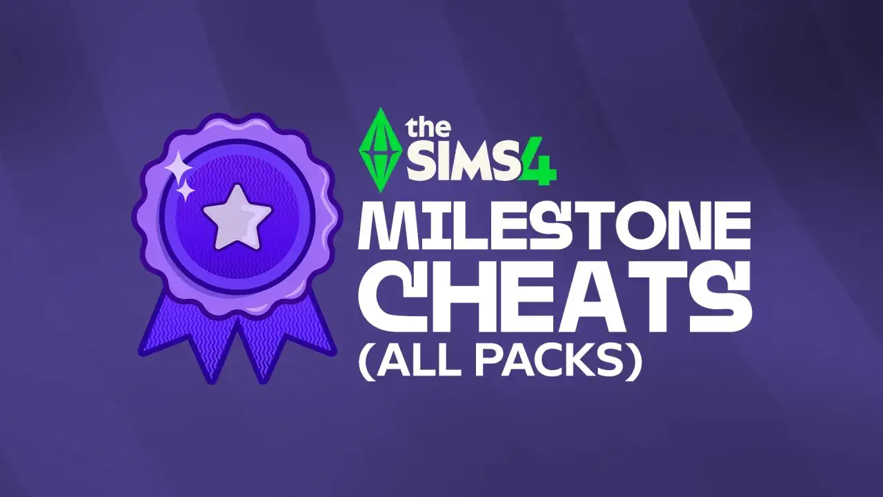 Grafika z The Sims 4: Milestone Cheats. Użyj kod na aspiracje, by osiągnąć sukces!