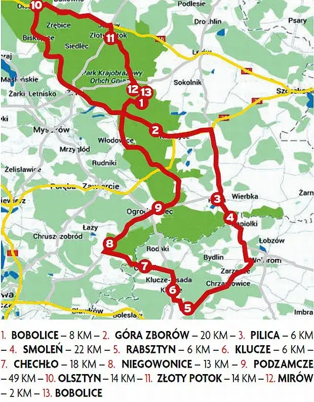 Zdjęcie Najlepsze trasy motocyklowe Jura Krakowsko-Częstochowska – jak uniknąć nudnych dróg