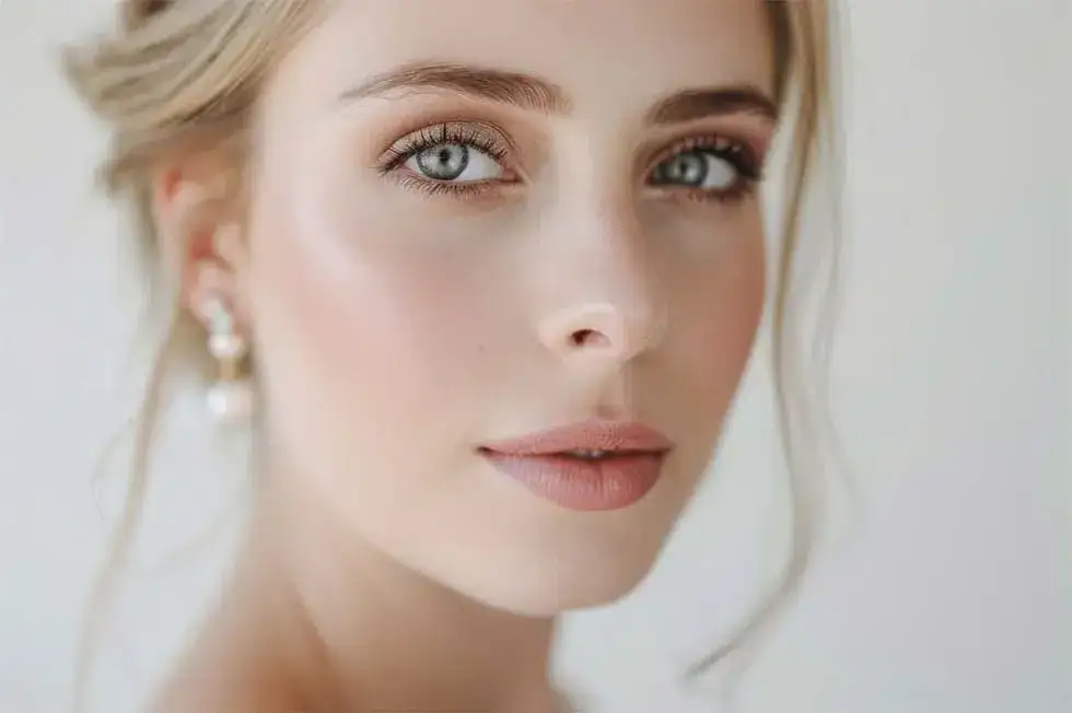 Braut Make-up Rosé verschiedene Hauttypen