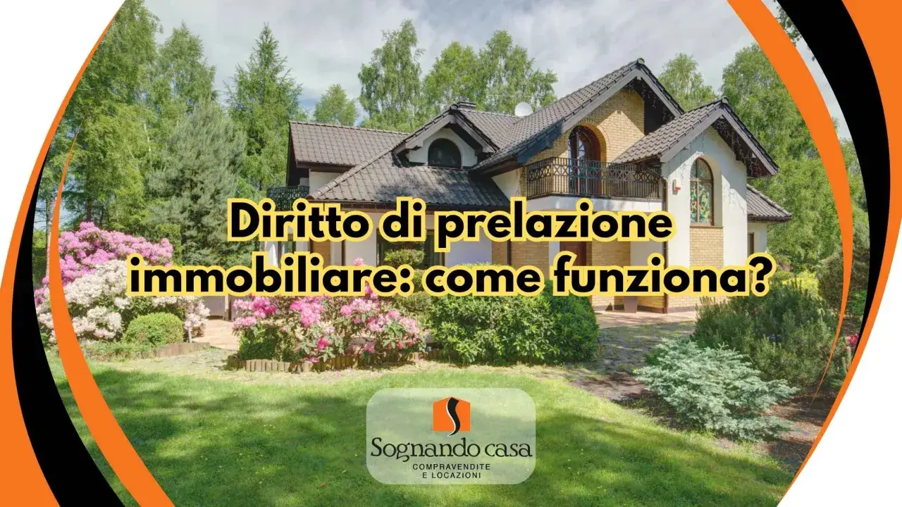 Casa con giardino e testo 
