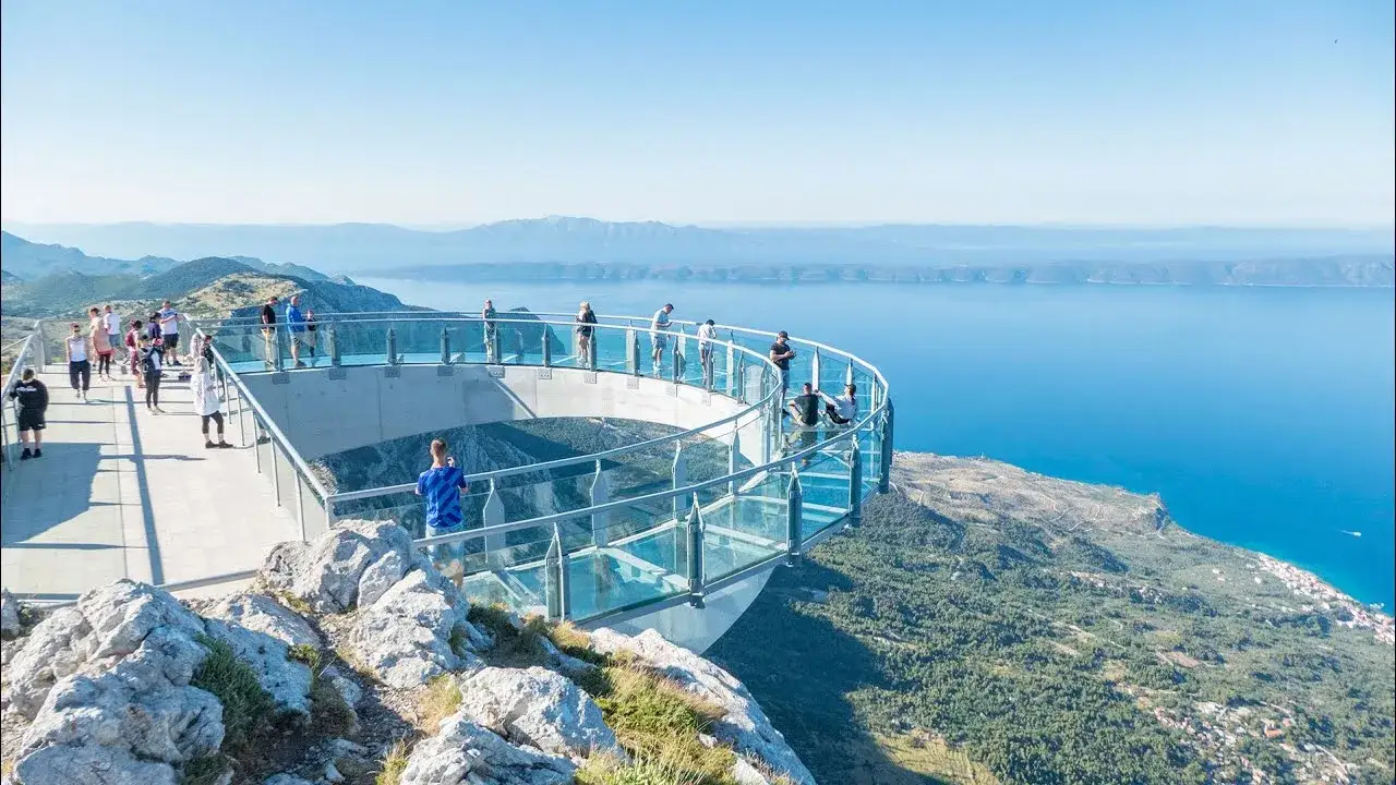 Skywalk Biokovo widok