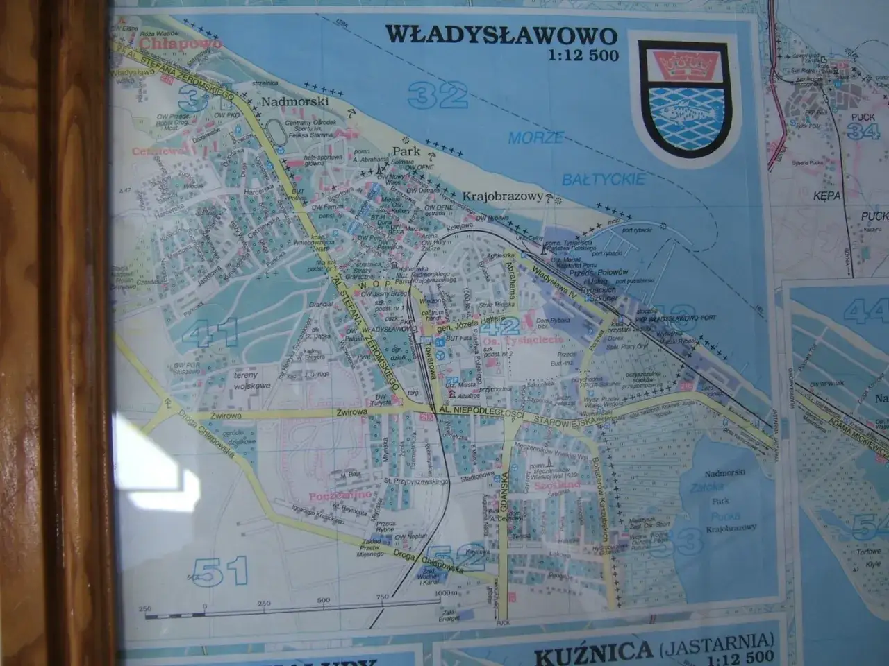 mapa dojazdu do Władysławowa i Półwyspu Helskiego