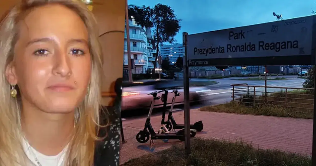Twarz Iwony Wieczorek obok znaku Parku Prezydenta Ronalda Reagana. Sprawa Iwony Wieczorek wciąż budzi emocje.