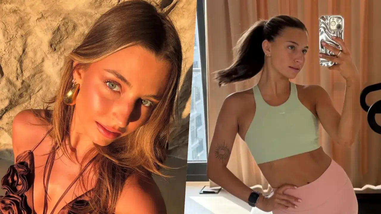 Julia Wieniawa w dwóch odsłonach: zmysłowa w brązie i sportowa w pastelach. Ciekawe, ile lat ma Julia Wieniawa?