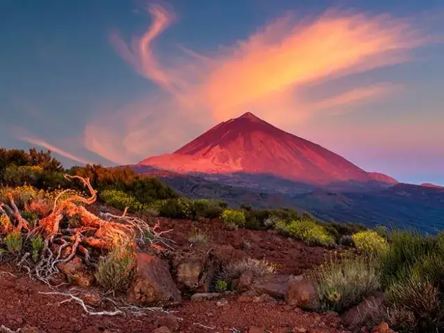 Teneryfa Teide krajobraz wulkaniczny