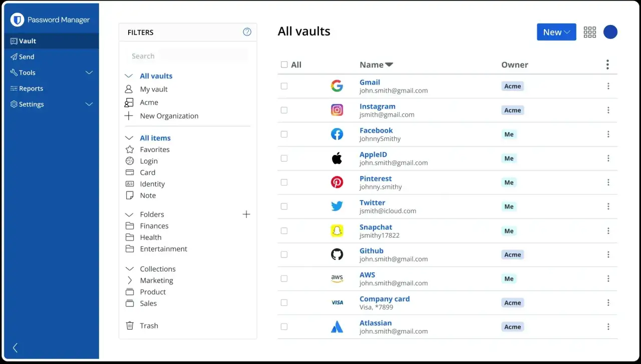 Verwaltung von Zugangsdaten für verschiedene Dienste wie Gmail, Instagram, Facebook und AppleID. Ein iPhone Passwort Manager hilft, diese sicher zu organisieren.