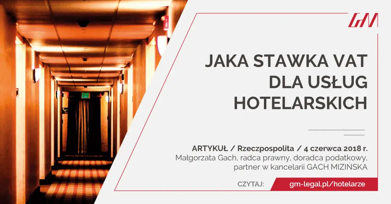 stawki VAT w hotelarstwie infografika