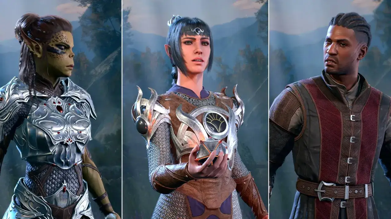 Trzy postacie z Baldur's Gate 3 w zbrojach. Czy to najlepsza klasa? Zobaczmy!