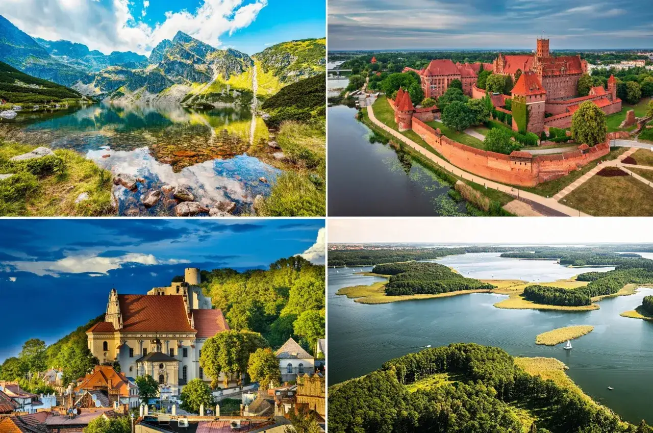 Gdzie warto pojechać w Polsce? Tatry, Malbork, Kazimierz Dolny i Mazury &ndash; cztery oblicza pięknej Polski.