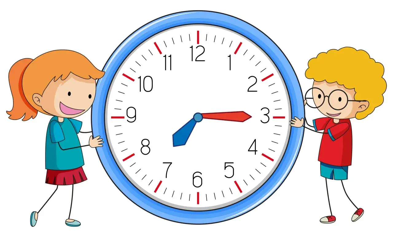 Dzieci uczą się odczytywać godzinę 7:15. Czy to już pora na zabawę, czy jeszcze czas na naukę?