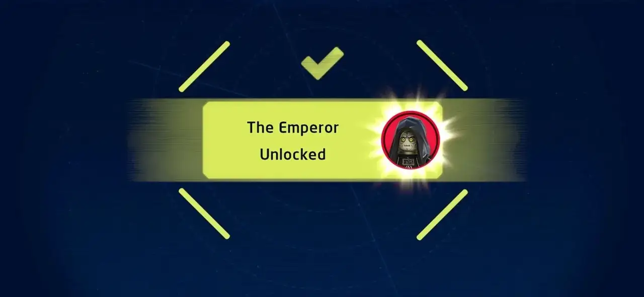 &iexcl;El Emperador desbloqueado! Un personaje de Lego Star Wars: The Skywalker Saga, obtenido con c&oacute;digos.