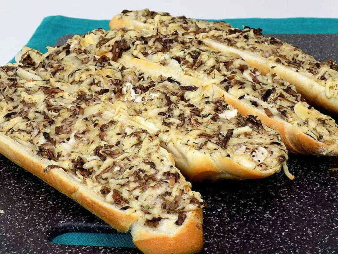 składniki na zapiekankę z pieczarkami
