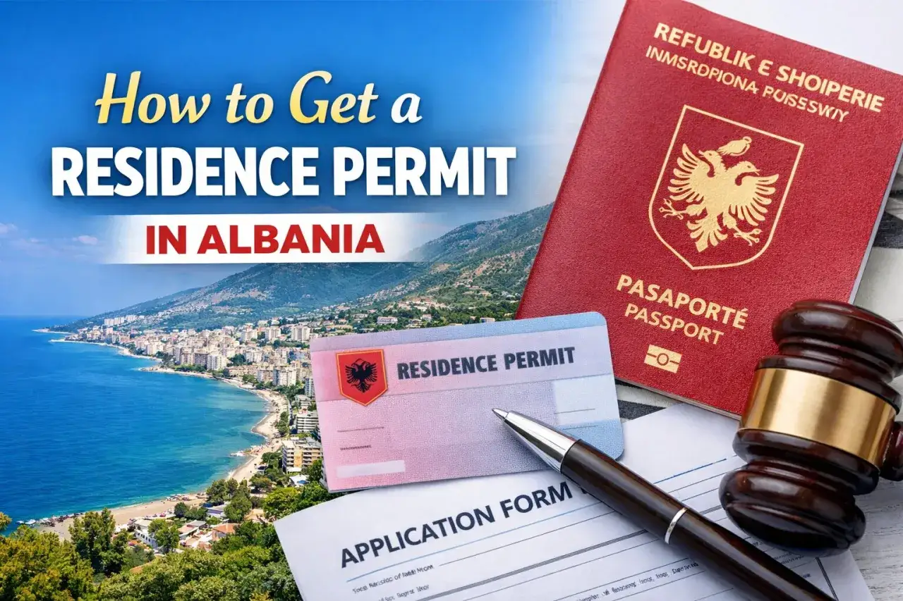 Albania: paszport, karta pobytu i formularz aplikacyjny na tle malowniczego wybrzeża. Jak uzyskać ekuz w Albanii?
