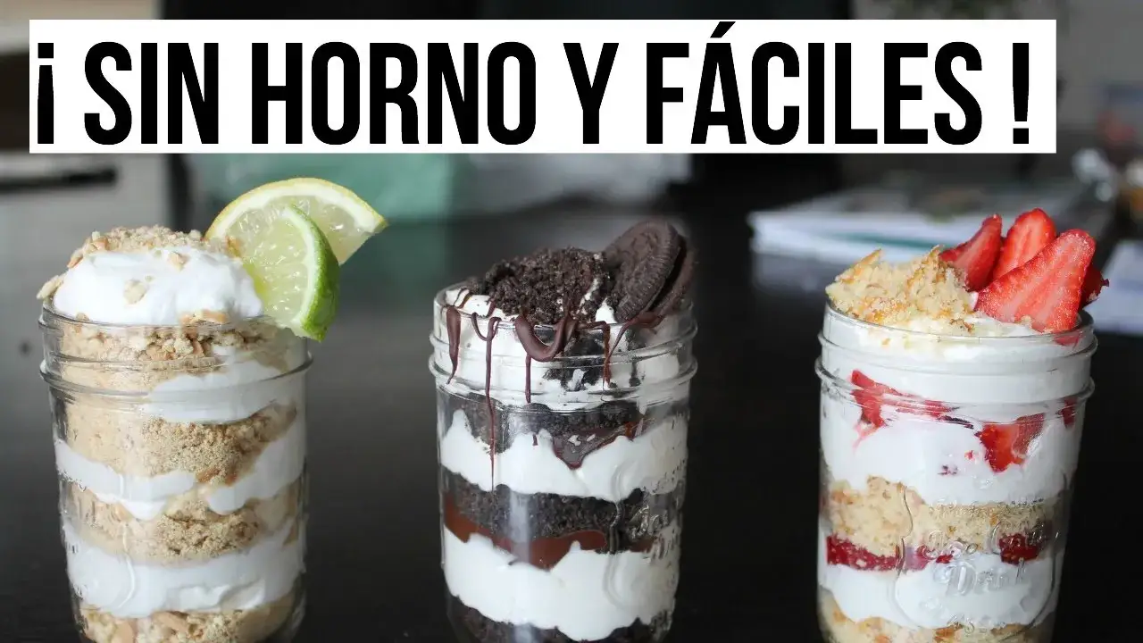 postres sin horno fáciles y rápidos