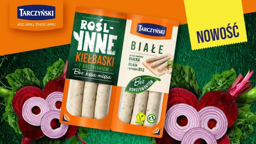 różne marki kiełbas wegetariańskich Polska