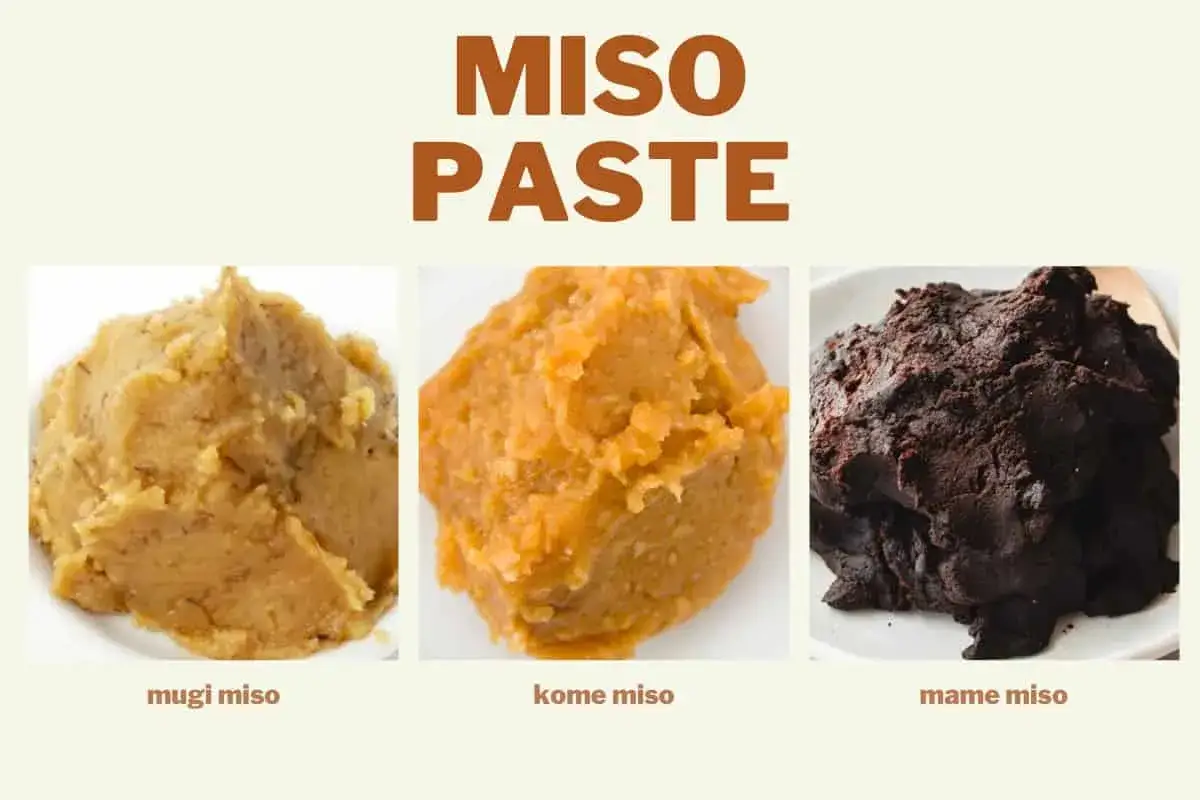 Trzy rodzaje pasty miso: jasna mugi, pomarańczowa kome i ciemna mame. Dowiedz się, miso co to jest i jak je wykorzystać.
