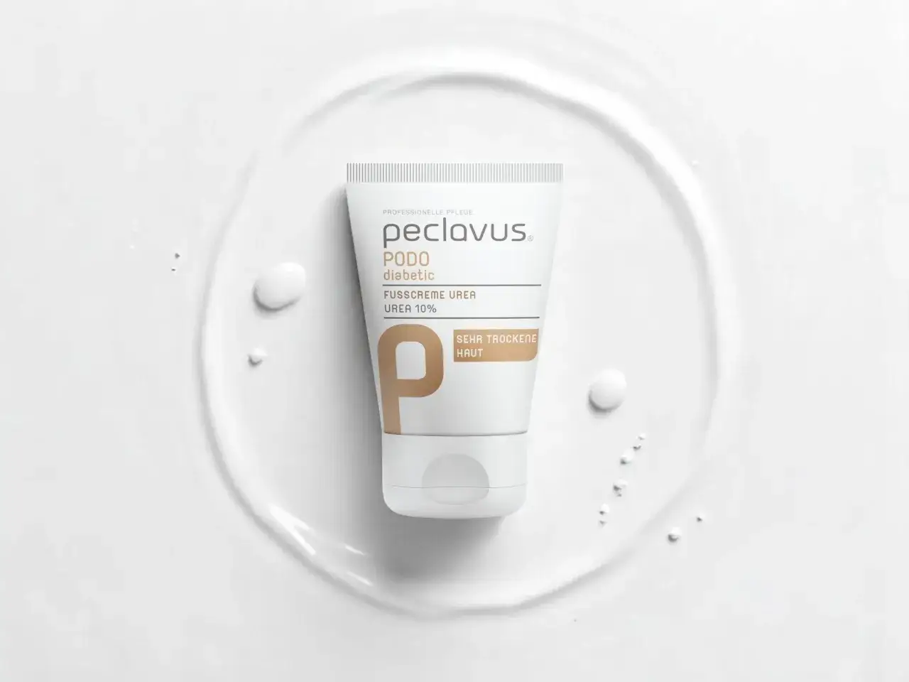 Krem do stóp z mocznikiem (urea 10%) dla skóry suchej. Pielęgnacja dla diabetyków.