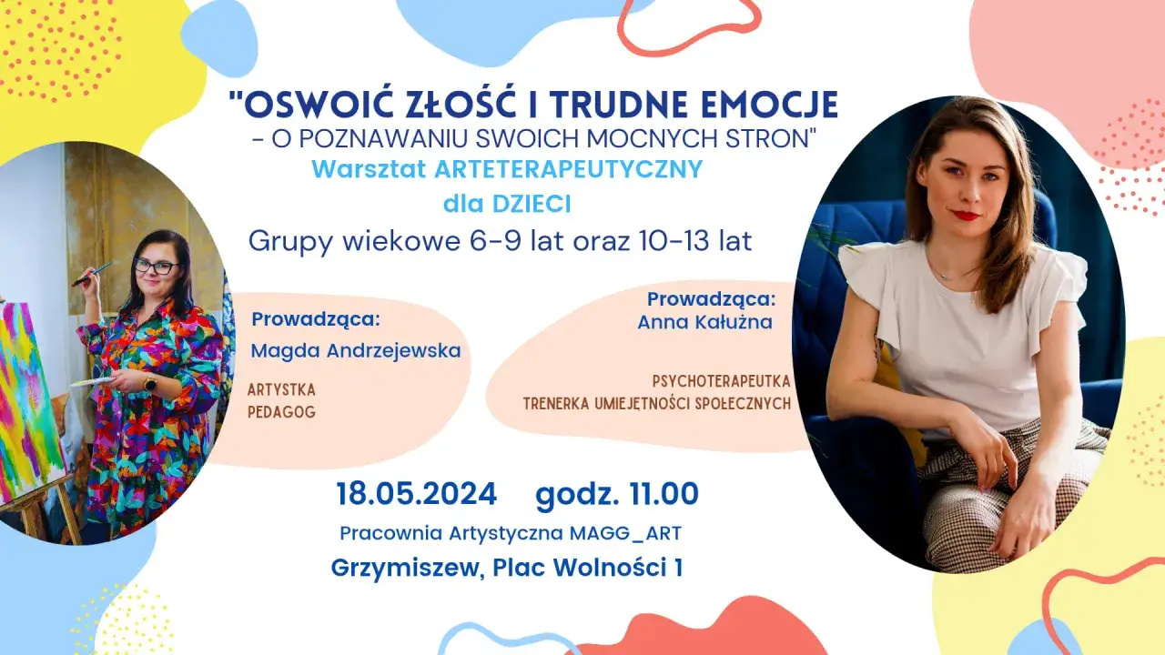 pedagog prowadzący warsztaty z dziećmi