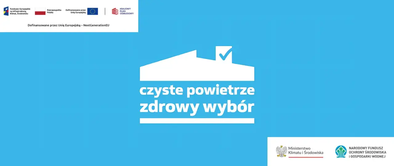 Program Czyste Powietrze logo i dom