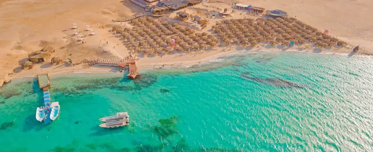 rajskie plaże Hurghada wyspy Giftun Morze Czerwone