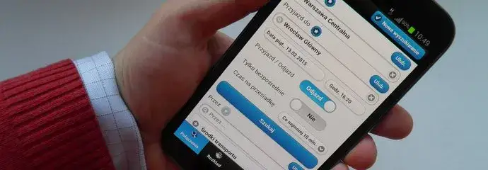 Aplikacje mobilne do rozkładu jazdy pociągów w Polsce