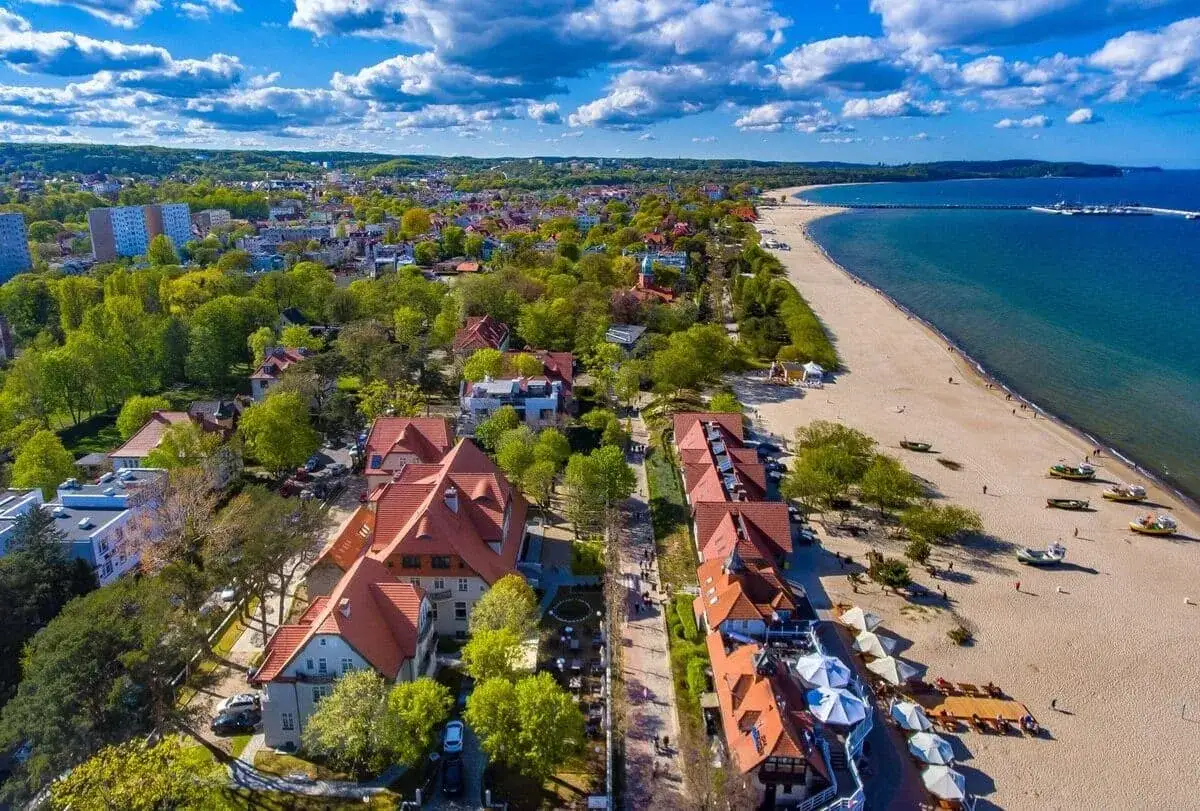 Sopot Karlikowo ulica Turystyczna ogólny widok