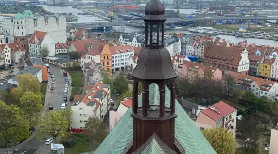 Bazylika Archikatedralna św. Jakuba Szczecin panorama