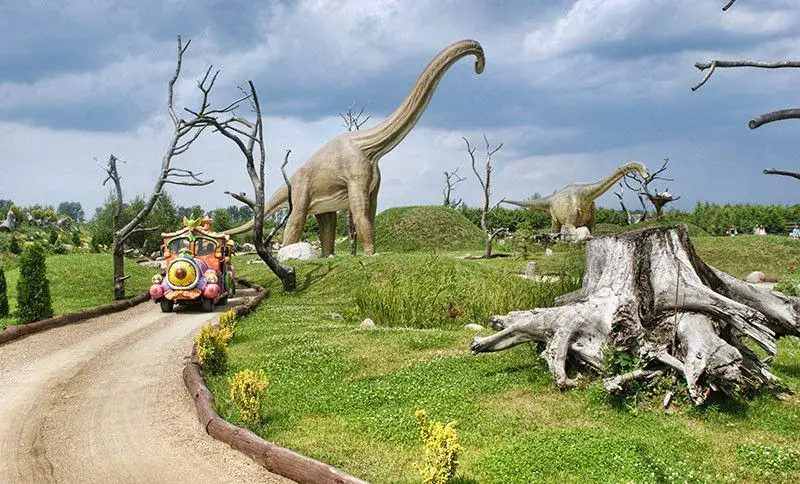 Łeba park dinozaurów dzieci