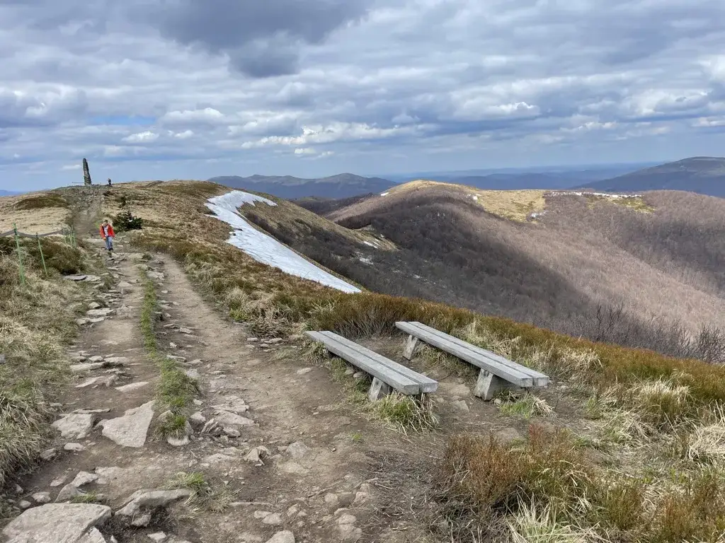 Widok z Małej Rawki Bieszczady