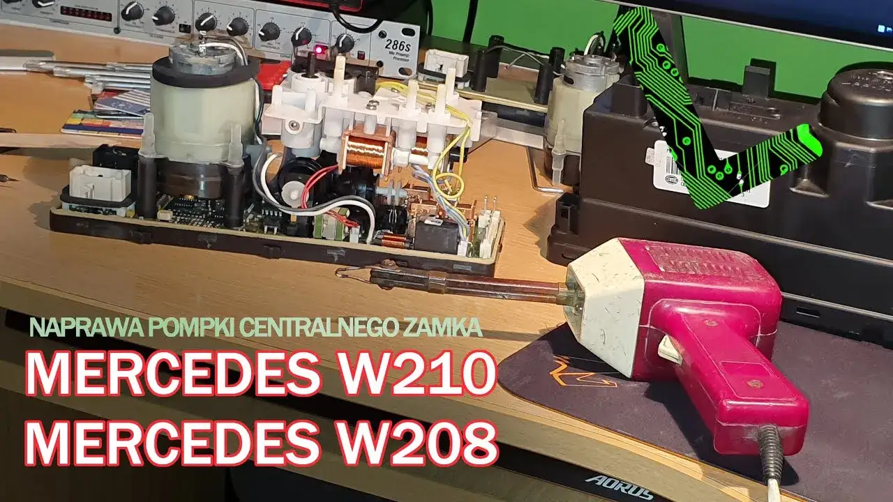 Pompka centralnego zamka w samochodzie lokalizacja