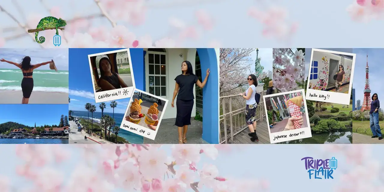 Photo dump z podróży: Kalifornia, Japonia i więcej! Co to znaczy? To wspomnienia z wakacji.