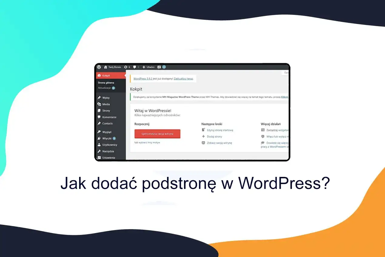 Struktura strony WordPress