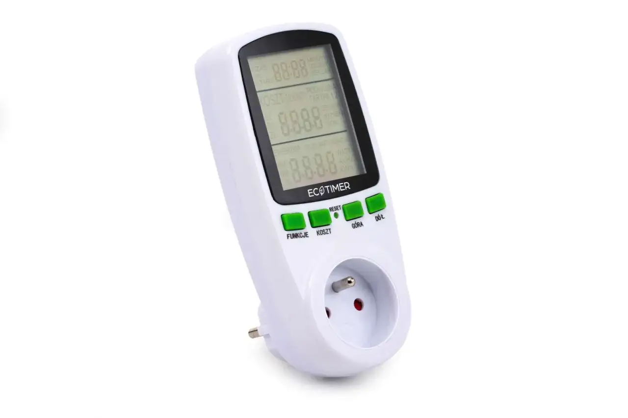 Miernik zużycia energii EcoTimer pomoże Ci sprawdzić, ile prądu zużywa komputer stacjonarny.