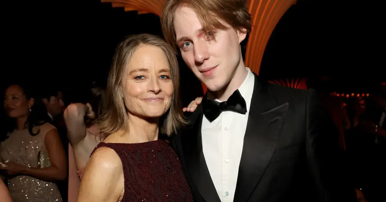 Jodie Foster i Kit Bernard Foster na gali.