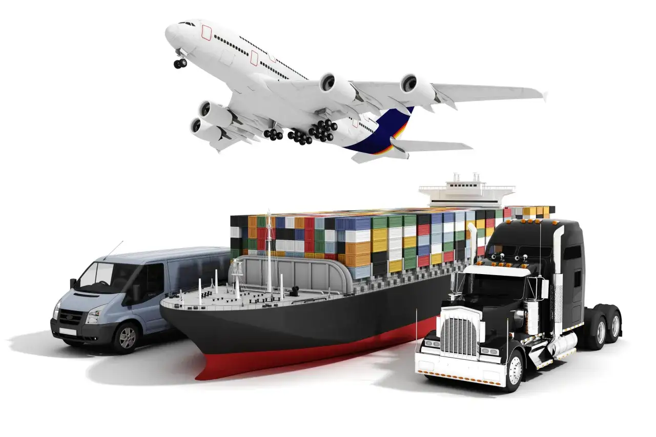różne środki transportu spedycja