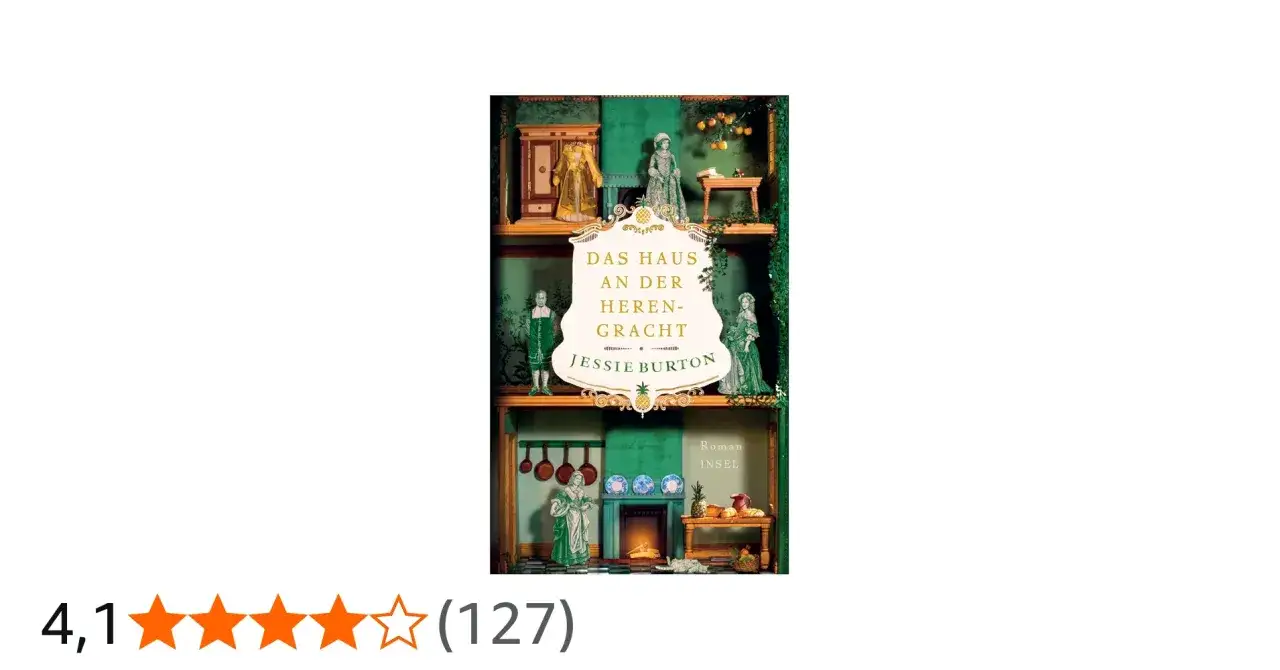 Das Buchcover zeigt ein Puppenhaus-Interieur, das an 