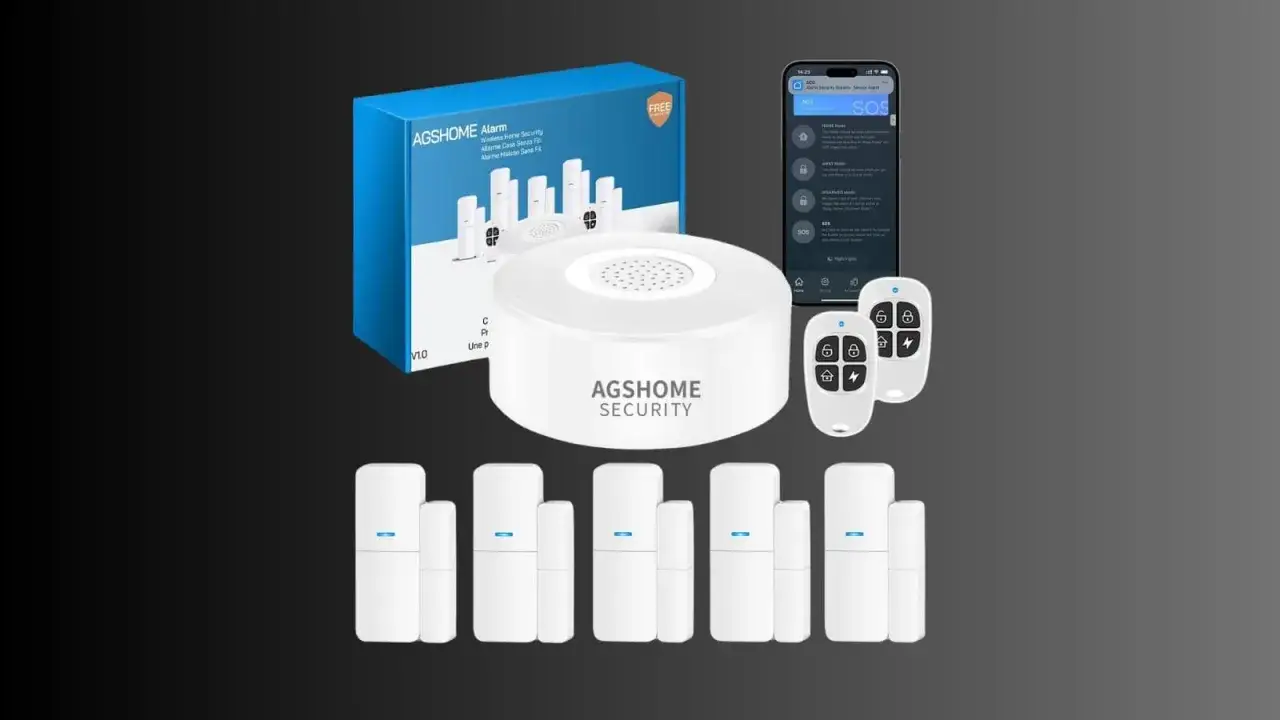Système d'alarme sans fil AGS HOME pour une assurance habitation sereine. Contrôlez votre sécurité via smartphone.