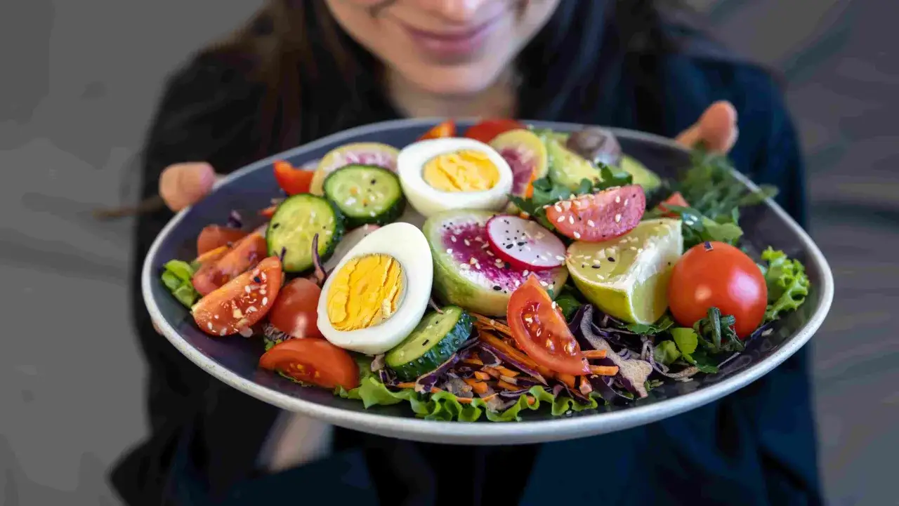 zbilansowana dieta talerz