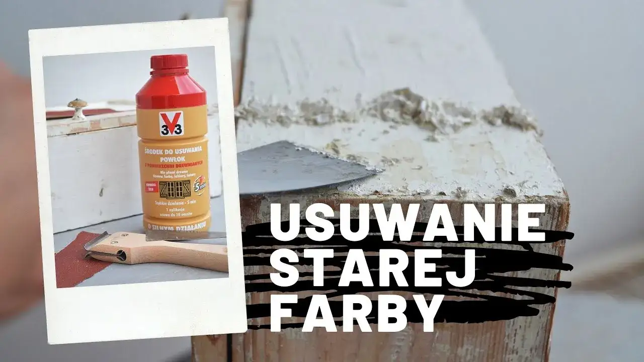 Usuwanie starej farby z drewna