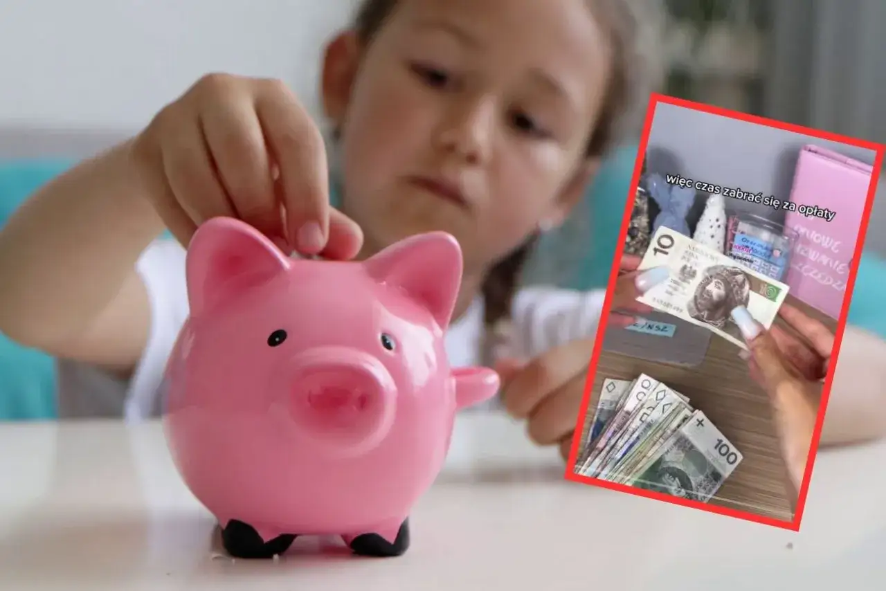 Dziecko wrzuca pieniądze do świnki-skarbonki. Zastanawiasz się, ile kieszonkowego dla 10 latka to dobry pomysł?